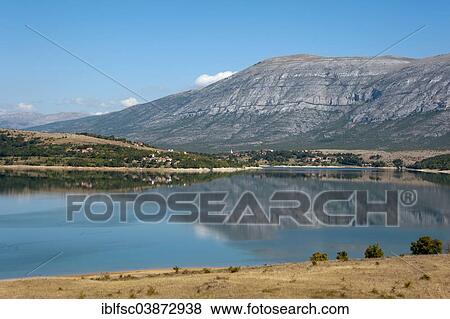 "Peruca Reservoir, Sinj, Dalmatia, Croatia, Europe" View Large Photo Image Stock Photo - "Peruca Reservoir, Sinj, Dalmatia, Croatia, Europe". Fotosearch