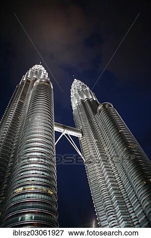 "Petronas Towers at night, Kuala Lumpur, Malaysia, Asia" View Large Photo Image Stock Photo - "Petronas Towers at night, Kuala Lumpur, Malaysia, Asia". Fotosearch