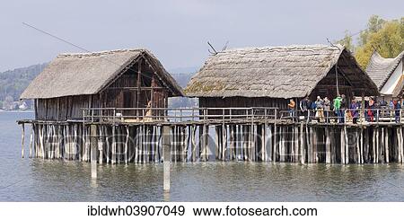 "Pfahlbaumuseum Unteruhldingen, stilt house museum, UNESCO World Cultural Heritage Site, Uhldingen-Muhlhofen, Lake Constance, Baden-Wurttemberg, Germany, Europe" View Large Photo Image Stock Photo - "Pfahlbaumuseum Unteruhldingen, stilt house museum, UNESCO World Cultural Heritage Site, Uhldingen-Muhlhofen, Lake Constance, Baden-Wurttemberg, Germany, Europe". Fotosearch