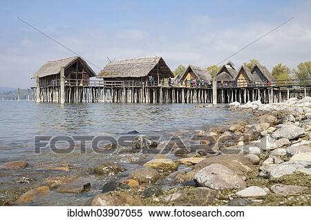 "Pfahlbaumuseum Unteruhldingen, stilt house museum, UNESCO World Cultural Heritage Site, Uhldingen-Muhlhofen, Lake Constance, Baden-Wurttemberg, Germany, Europe" View Large Photo Image Stock Photography - "Pfahlbaumuseum Unteruhldingen, stilt house museum, UNESCO World Cultural Heritage Site, Uhldingen-Muhlhofen, Lake Constance, Baden-Wurttemberg, Germany, Europe". Fotosearch