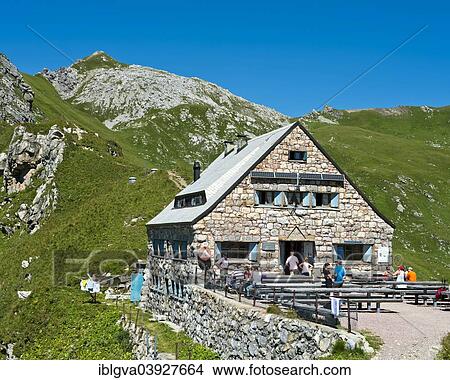 "Pfalzerhutte, mountain refuge of the Liechtenstein Alpine Club, LAV, Bettlerjoch saddle, Ratikon, Principality of Liechtenstein" View Large Photo Image Picture - "Pfalzerhutte, mountain refuge of the Liechtenstein Alpine Club, LAV, Bettlerjoch saddle, Ratikon, Principality of Liechtenstein". Fotosearch