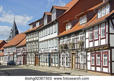 "Pfarrstrasse street, Wernigerode, Saxony-Anhalt, Germany, Europe" View Large Photo Image Stock Image - "Pfarrstrasse street, Wernigerode, Saxony-Anhalt, Germany, Europe". Fotosearch