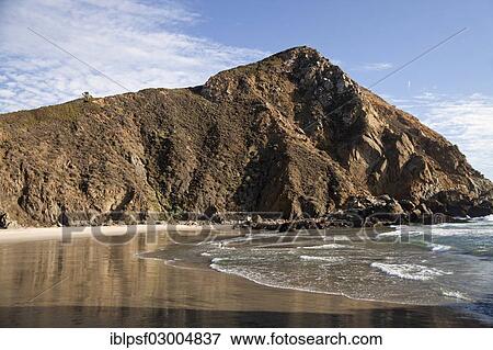 Stock Photo - "Pfeiffer Beach, Julia Pfeiffer Burns State Park, Big Sur, California, United States, North America". Fotosearch