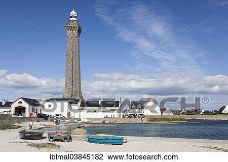 "Phare d'Eckmuhl or Point Penmarc'h Lighthouse, Penmarc'h, Finistere, Brittany, France, Europe" View Large Photo Image Stock Image - "Phare d'Eckmuhl or Point Penmarc'h Lighthouse, Penmarc'h, Finistere, Brittany, France, Europe". Fotosearch