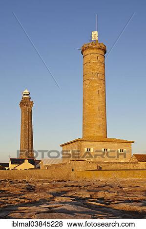 "Phare d'Eckmuhl or Point Penmarc'h Lighthouse, Penmarc'h, Finistere, Brittany, France, Europe" View Large Photo Image Stock Photo - "Phare d'Eckmuhl or Point Penmarc'h Lighthouse, Penmarc'h, Finistere, Brittany, France, Europe". Fotosearch