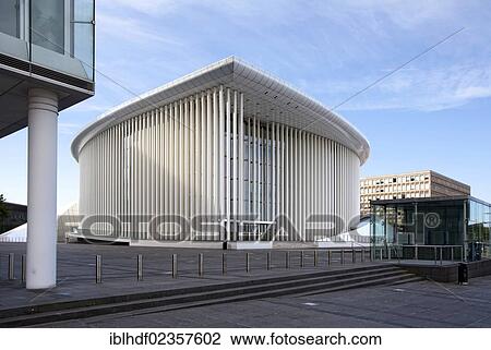 "Philharmonie, philharmonic hall, Place de l'Europe, European Quarter on the Kirchberg-Plateau, Luxembourg City, Luxembourg, Europe, PublicGround, Europe" View Large Photo Image Stock Image - "Philharmonie, philharmonic hall, Place de l'Europe, European Quarter on the Kirchberg-Plateau, Luxembourg City, Luxembourg, Europe, PublicGround, Europe". Fotosearch