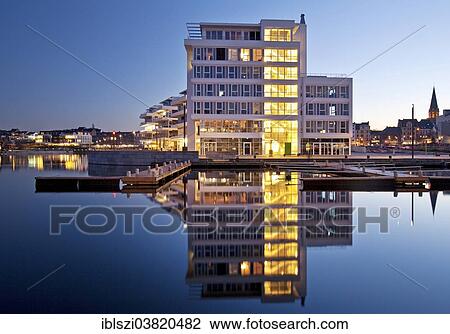 "Phoenix Lake with the Facharztzentrum medical centre at the blue hour, Dortmund, North Rhine-Westphalia, Germany, Europe" View Large Photo Image Stock Image - "Phoenix Lake with the Facharztzentrum medical centre at the blue hour, Dortmund, North Rhine-Westphalia, Germany, Europe". Fotosearch