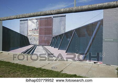 "Photo exhibition on the side facing the Spree River, remnants of the Berlin Wall, East Side Gallery, Berlin, Germany, Europe" View Large Photo Image Stock Image - "Photo exhibition on the side facing the Spree River, remnants of the Berlin Wall, East Side Gallery, Berlin, Germany, Europe". Fotosearch