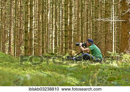 "Photographer taking pictures in a spruce forest, Gauting, Upper Bavaria, Bavaria, Germany, Europe" View Large Photo Image Stock Image - "Photographer taking pictures in a spruce forest, Gauting, Upper Bavaria, Bavaria, Germany, Europe". Fotosearch