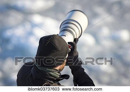 "Photographer with a telephoto lens, Spitsbergen Island, Svalbard Archipelago, Svalbard and Jan Mayen, Norway, Europe" View Large Photo Image Stock Image - "Photographer with a telephoto lens, Spitsbergen Island, Svalbard Archipelago, Svalbard and Jan Mayen, Norway, Europe". Fotosearch