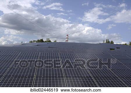 "Photovoltaic power plant, solar panels, Karlovy Vary or Carlsbad, Czech Republic, Europe" View Large Photo Image Stock Photo - "Photovoltaic power plant, solar panels, Karlovy Vary or Carlsbad, Czech Republic, Europe". Fotosearch