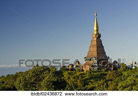 "Phra Mahathat Naphamethinidon temple complex, Chedi of the King, Doi Inthanon National Park, Chiang Mai Province, Northern Thailand, Thailand, Asia" View Large Photo Image Stock Image - "Phra Mahathat Naphamethinidon temple complex, Chedi of the King, Doi Inthanon National Park, Chiang Mai Province, Northern Thailand, Thailand, Asia". Fotosearch