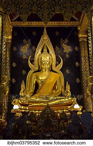"Phra Phuttha Chinnarat Buddha statue, Wat Phra Si Rattana Mahathat Temple or Wat Yai Temple, Phitsanulok, Northern Thailand, Thailand, Asia" View Large Photo Image Stock Image - "Phra Phuttha Chinnarat Buddha statue, Wat Phra Si Rattana Mahathat Temple or Wat Yai Temple, Phitsanulok, Northern Thailand, Thailand, Asia". Fotosearch