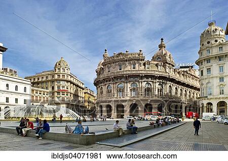 "Piazza de Ferrari, UNESCO World Heritage Site, Genoa, Liguria, Italy, Europe" View Large Photo Image Stock Image - "Piazza de Ferrari, UNESCO World Heritage Site, Genoa, Liguria, Italy, Europe". Fotosearch