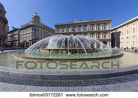"Piazza De Ferrari with well, Palazzo della Regione Liguria at back, Genoa, Liguria, Italy, Europe" View Large Photo Image Stock Image - "Piazza De Ferrari with well, Palazzo della Regione Liguria at back, Genoa, Liguria, Italy, Europe". Fotosearch