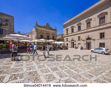"Piazza Umberto I with restaurants, historic centre, Erice, Province of Trapani, Sicily, Italy, Europe" View Large Photo Image Stock Photo - "Piazza Umberto I with restaurants, historic centre, Erice, Province of Trapani, Sicily, Italy, Europe". Fotosearch