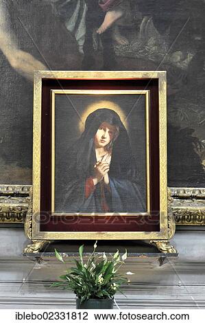 "Picture of the Virgin Mary, side altar, Franciscan church of Santa Croce, Piazza Santa Croce, Florence, Tuscany, Italy, Europe" View Large Photo Image Stock Image - "Picture of the Virgin Mary, side altar, Franciscan church of Santa Croce, Piazza Santa Croce, Florence, Tuscany, Italy, Europe". Fotosearch