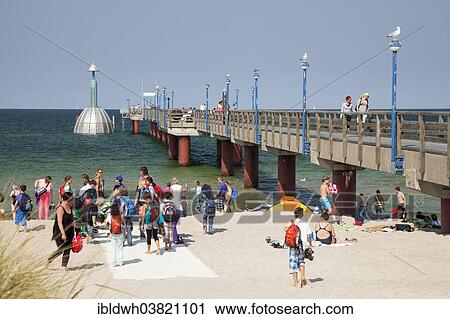 "Pier and diving bell, Baltic Sea peninsula of Fischland-Darss-Zingst, Baltic Sea resort of Zingst, Mecklenburg-Vorpommern, Germany, Europe" View Large Photo Image Stock Image - "Pier and diving bell, Baltic Sea peninsula of Fischland-Darss-Zingst, Baltic Sea resort of Zingst, Mecklenburg-Vorpommern, Germany, Europe". Fotosearch