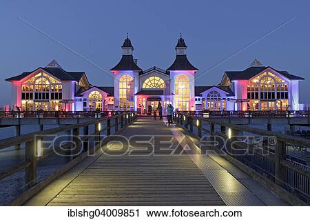 "Pier, Baltic seaside resort Sellin, Rugen, Mecklenburg-Western Pomerania" View Large Photo Image Stock Image - "Pier, Baltic seaside resort Sellin, Rugen, Mecklenburg-Western Pomerania". Fotosearch