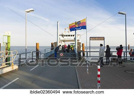 "Pier, holm ferry, small island of Langeness, North Frisia, Schleswig-Holstein, northern Germany, Germany, Europe" View Large Photo Image Picture - "Pier, holm ferry, small island of Langeness, North Frisia, Schleswig-Holstein, northern Germany, Germany, Europe". Fotosearch