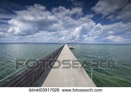 "Pier on Lake Constance, Altnau, Canton of Thurgau, Switzerland, Europe" View Large Photo Image Stock Photograph - "Pier on Lake Constance, Altnau, Canton of Thurgau, Switzerland, Europe". Fotosearch
