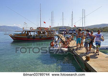 "Pier on Sedir Island, Marmaris, Gulf of Gokova, Aegean, Mugla Province, Turkey, Asia" View Large Photo Image Picture - "Pier on Sedir Island, Marmaris, Gulf of Gokova, Aegean, Mugla Province, Turkey, Asia". Fotosearch
