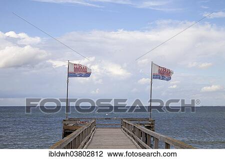 "Pier on the Baltic coast, Heiligenhafen, Schleswig-Holstein, Germany, Europe" View Large Photo Image Stock Image - "Pier on the Baltic coast, Heiligenhafen, Schleswig-Holstein, Germany, Europe". Fotosearch