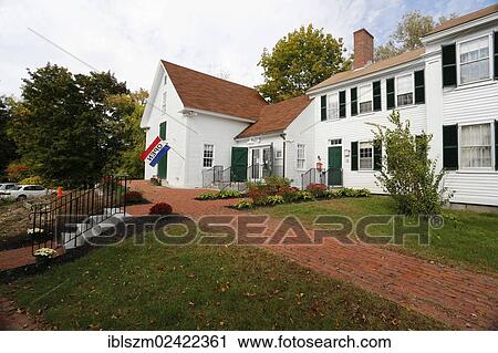 Stock Image - Pierce Manse, home of the 14th President of the United States, Franklin Pierce, Concord, New Hampshire, USA. Fotosearch