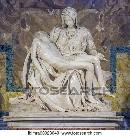 "Pieta, marble sculpture by Michelangelo, St. Peter's Basilica, Rome, Lazio, Italy, Europe" View Large Photo Image Stock Photo - "Pieta, marble sculpture by Michelangelo, St. Peter's Basilica, Rome, Lazio, Italy, Europe". Fotosearch