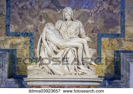 "Pieta, marble sculpture by Michelangelo, St. Peter's Basilica, Rome, Lazio, Italy, Europe" View Large Photo Image Stock Photo - "Pieta, marble sculpture by Michelangelo, St. Peter's Basilica, Rome, Lazio, Italy, Europe". Fotosearch
