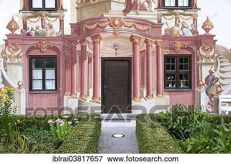 "Pilatushaus with Luftlmalerei, Oberammergau, Upper Bavaria, Bavaria, Germany, Europe" View Large Photo Image Stock Photo - "Pilatushaus with Luftlmalerei, Oberammergau, Upper Bavaria, Bavaria, Germany, Europe". Fotosearch