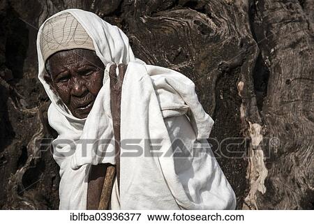 "Pilgrim, Lalibela, Ethiopia, Africa" View Large Photo Image Stock Photo - "Pilgrim, Lalibela, Ethiopia, Africa". Fotosearch
