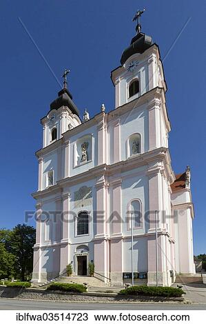 Stock Image - "Pilgrimage church Maria Dreieichen, Maria Dreieichen, Mold, Waldviertel, Lower Austria, Austria, Europe". Fotosearch