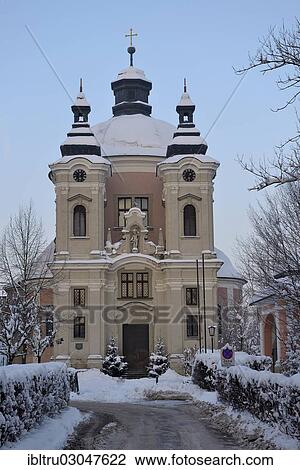 Stock Image - "Pilgrimage Church of Christkindl, bei Steyr, Upper Austria, Austria, Europe". Fotosearch