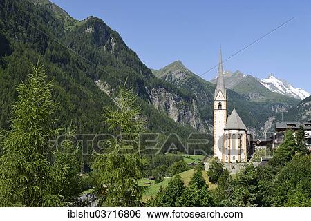 "Pilgrimage Church of St. Vinzenz, Heiligenblut am Grossglockner, Spittal an der Drau, Carinthia, Austria, Europe" View Large Photo Image Stock Photograph - "Pilgrimage Church of St. Vinzenz, Heiligenblut am Grossglockner, Spittal an der Drau, Carinthia, Austria, Europe". Fotosearch