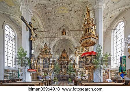 Stock Photo - "Pilgrimage Church of the Assumption, Maria Himmelfahrt Church, Tuntenhausen, Upper Bavaria, Bavaria, Germany, Europe". Fotosearch