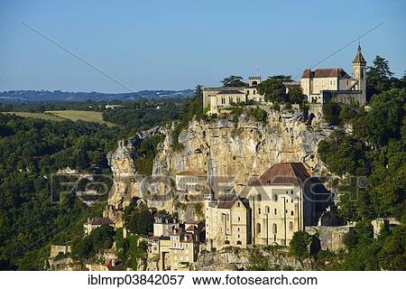 "Pilgrimage town of Rocamadour, department of Lot, Midi-Pyrenees, France, Europe" View Large Photo Image Stock Photo - "Pilgrimage town of Rocamadour, department of Lot, Midi-Pyrenees, France, Europe". Fotosearch
