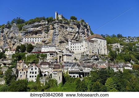 "Pilgrimage town of Rocamadour, department of Lot, Midi-Pyrenees, France, Europe" View Large Photo Image Stock Photo - "Pilgrimage town of Rocamadour, department of Lot, Midi-Pyrenees, France, Europe". Fotosearch