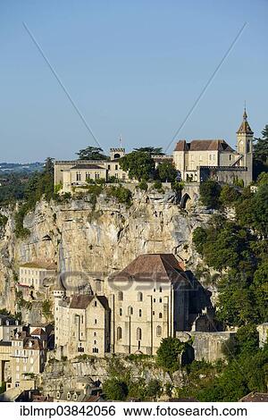 "Pilgrimage town of Rocamadour, department of Lot, Midi-Pyrenees, France, Europe" View Large Photo Image Stock Photograph - "Pilgrimage town of Rocamadour, department of Lot, Midi-Pyrenees, France, Europe". Fotosearch