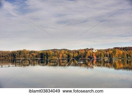"Pilsensee lake, Schloss Seefeld Castle at the rear, Seefeld, Funfseenland, Upper Bavaria, Bavaria, Germany, Europe" View Large Photo Image Stock Photo - "Pilsensee lake, Schloss Seefeld Castle at the rear, Seefeld, Funfseenland, Upper Bavaria, Bavaria, Germany, Europe". Fotosearch