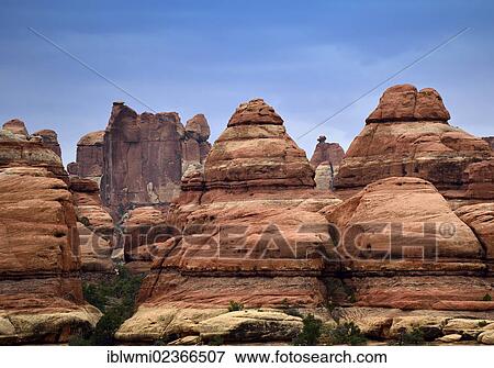 Stock Photo - "Pinnacles at Elephant Hill District, The Needles District, Canyonlands National Park, Utah, United States of America, USA". Fotosearch