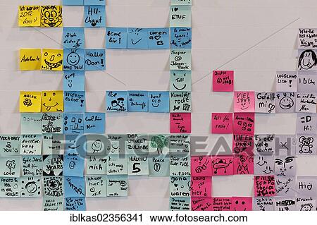 "Pinwall with notes on colourful pieces of paper, feedback from children, Like it, Ideenpark 2012, technology and education summit conference, Essen, Ruhr area, North Rhine-Westphalia, Germany, Europe" View Large Photo Image Stock Image - "Pinwall with notes on colourful pieces of paper, feedback from children, Like it, Ideenpark 2012, technology and education summit conference, Essen, Ruhr area, North Rhine-Westphalia, Germany, Europe". Fotosearch