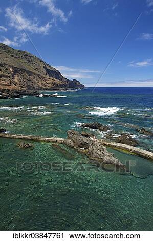 "Piscinas de la Fajana, natural swimming pools, Barlovento, La Palma, Canary Islands, Spain, Europe" View Large Photo Image Stock Image - "Piscinas de la Fajana, natural swimming pools, Barlovento, La Palma, Canary Islands, Spain, Europe". Fotosearch