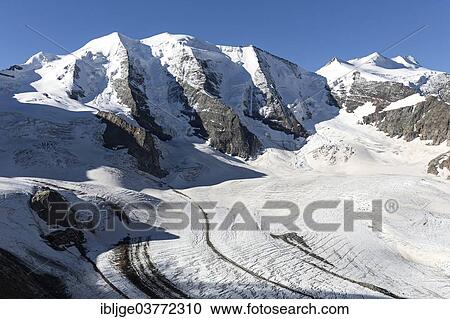 Stock Image - "Piz Palue Mountain, Canton of Grisons, Switzerland, Europe". Fotosearch