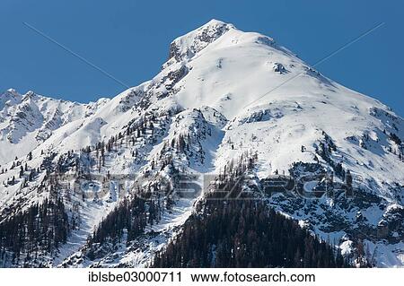 Stock Image - "Piz S-chalambert Dadora Mountain, Sesvenna Group, Sesvenna Range, Cental Eastern Alps, Alps, Scuol, Canton of Graubunden". Fotosearch