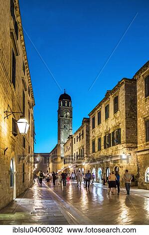 "Placa or Stradun at dusk, historic centre, Dubrovnik, Adriatic, Dalmatia, Croatia, Europe" View Large Photo Image Stock Image - "Placa or Stradun at dusk, historic centre, Dubrovnik, Adriatic, Dalmatia, Croatia, Europe". Fotosearch