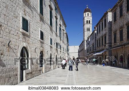 "Placa or Stradun, main street of Dubrovnik, Dalmatia, Croatia, Europe" View Large Photo Image Stock Image - "Placa or Stradun, main street of Dubrovnik, Dalmatia, Croatia, Europe". Fotosearch