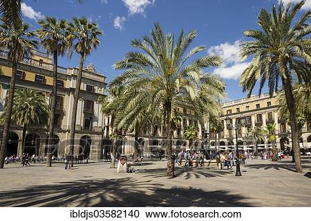 "Placa Reial, Barri Gotic, Barcelona, Catalonia, Spain, Europe" View Large Photo Image Stock Image - "Placa Reial, Barri Gotic, Barcelona, Catalonia, Spain, Europe". Fotosearch