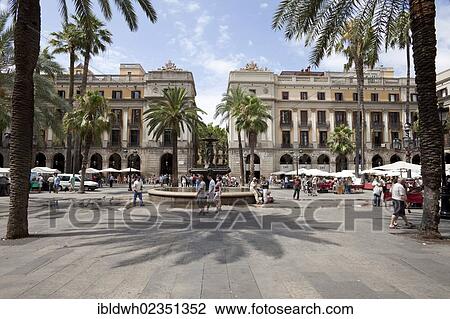 "Placa Reial, Royal Plaza, Barcelona, Catalonia, Spain, Europe, PublicGround, Europe" View Large Photo Image Stock Image - "Placa Reial, Royal Plaza, Barcelona, Catalonia, Spain, Europe, PublicGround, Europe". Fotosearch