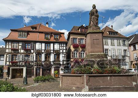 "Place de la Sinne, Grand Rue, historic center, Ribeauville, Alsace, France, Europe" View Large Photo Image Stock Image - "Place de la Sinne, Grand Rue, historic center, Ribeauville, Alsace, France, Europe". Fotosearch